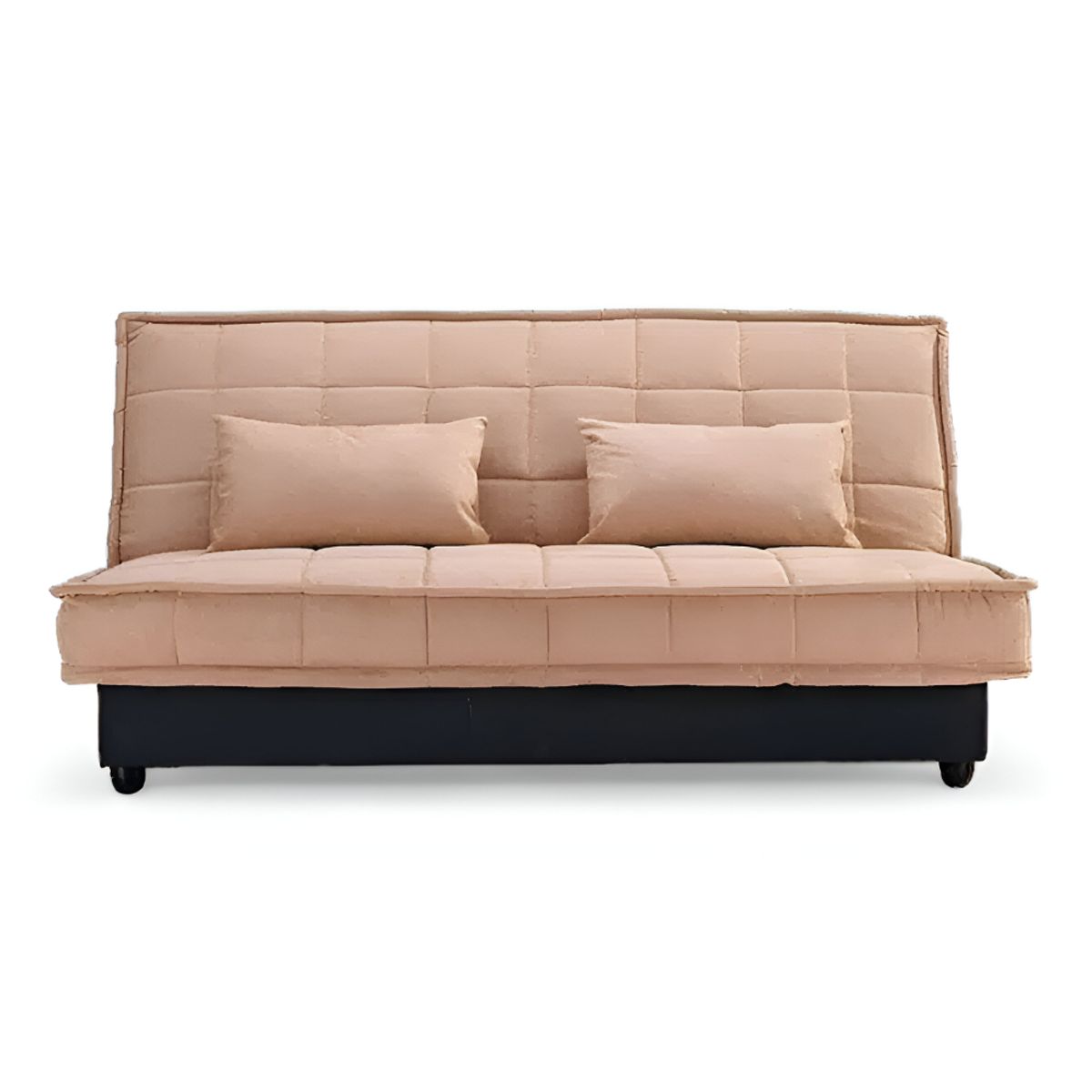 HOGAR & SPACIOS - HYS SOFA CAMA 2 CUERPOS BAHIA ALMENDRA
