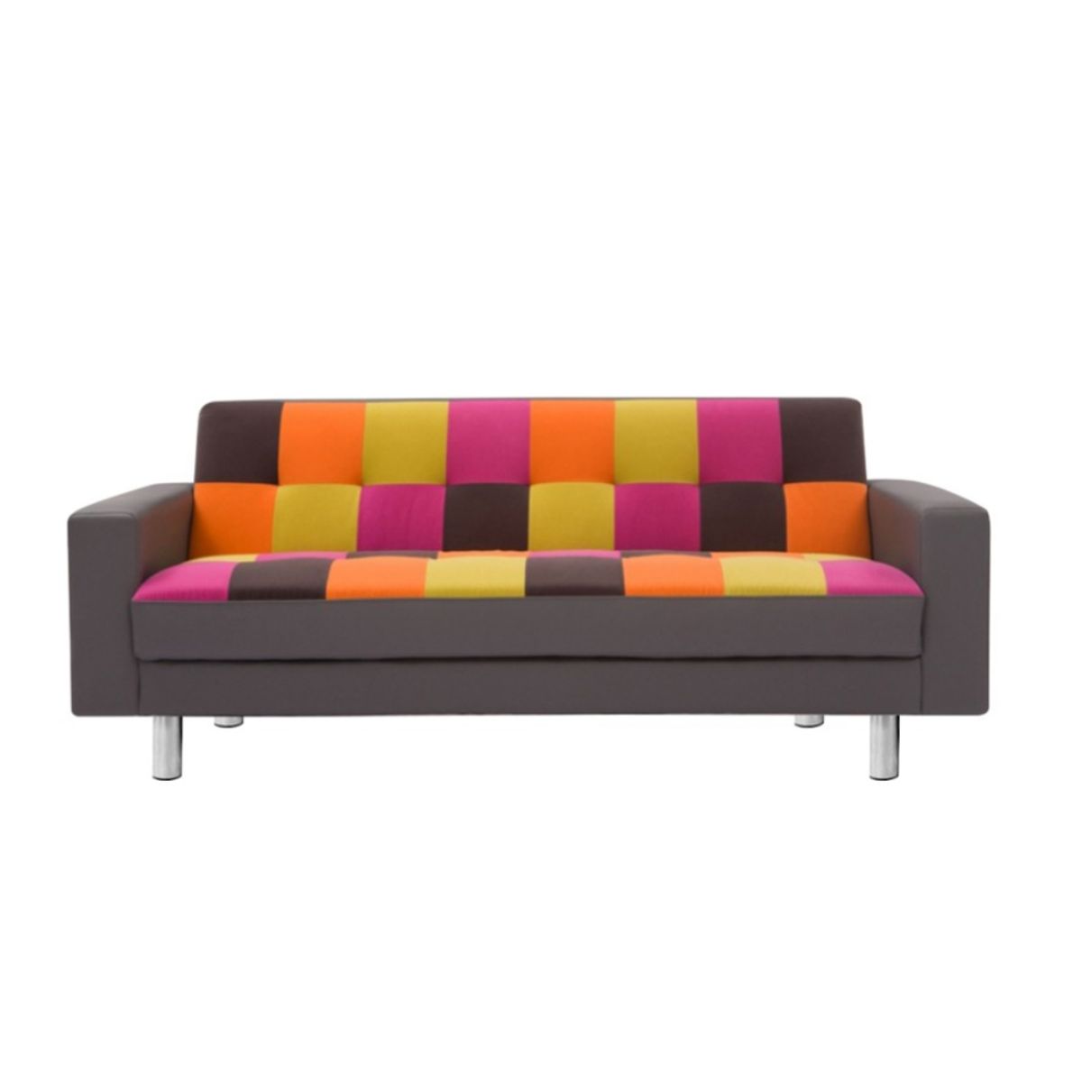 HOGAR & SPACIOS - HYS SOFA CAMA 2 CUERPOS MILLER GRIS