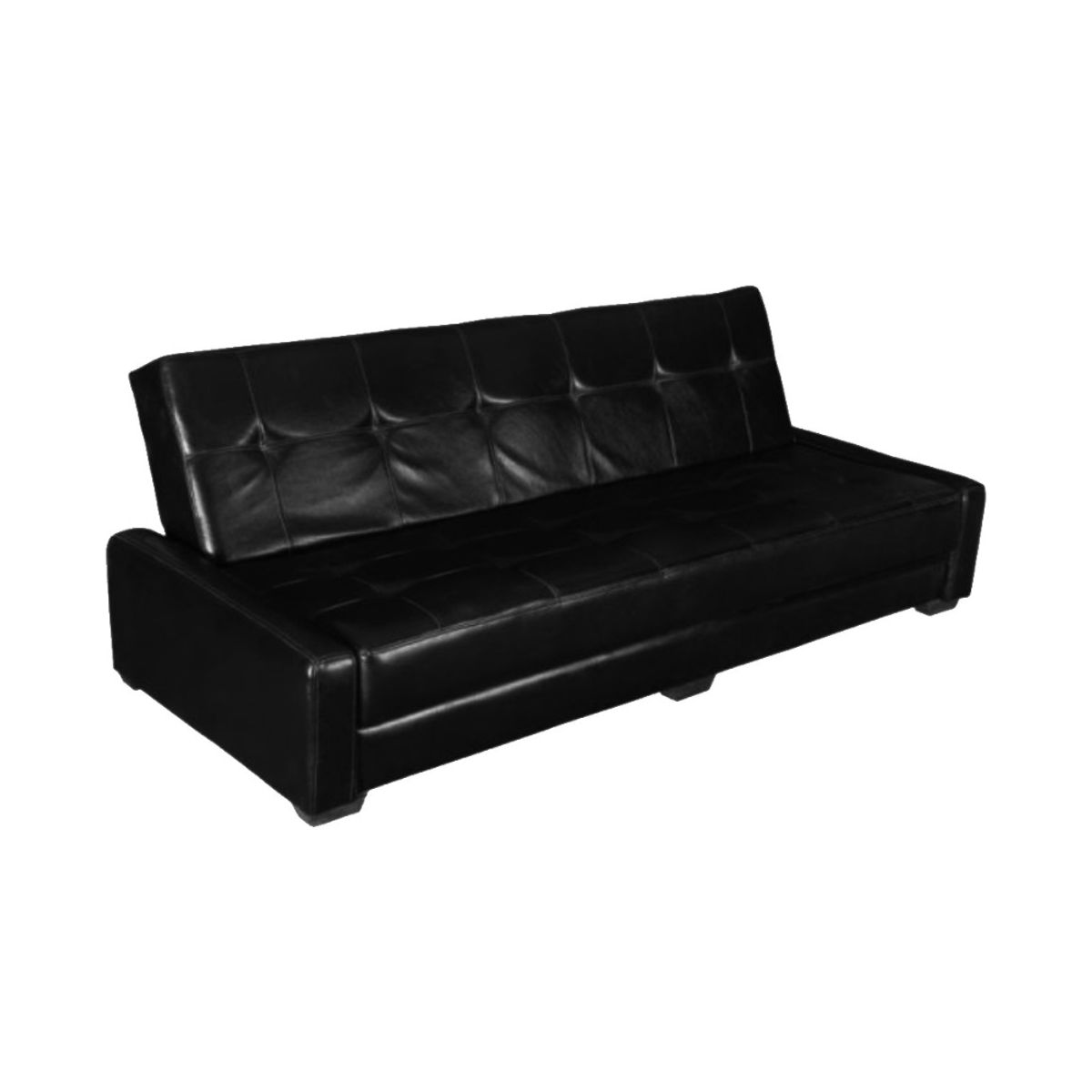 HOGAR & SPACIOS - HYS SOFA CAMA 3 CUERPOS GIONIA NEGRO