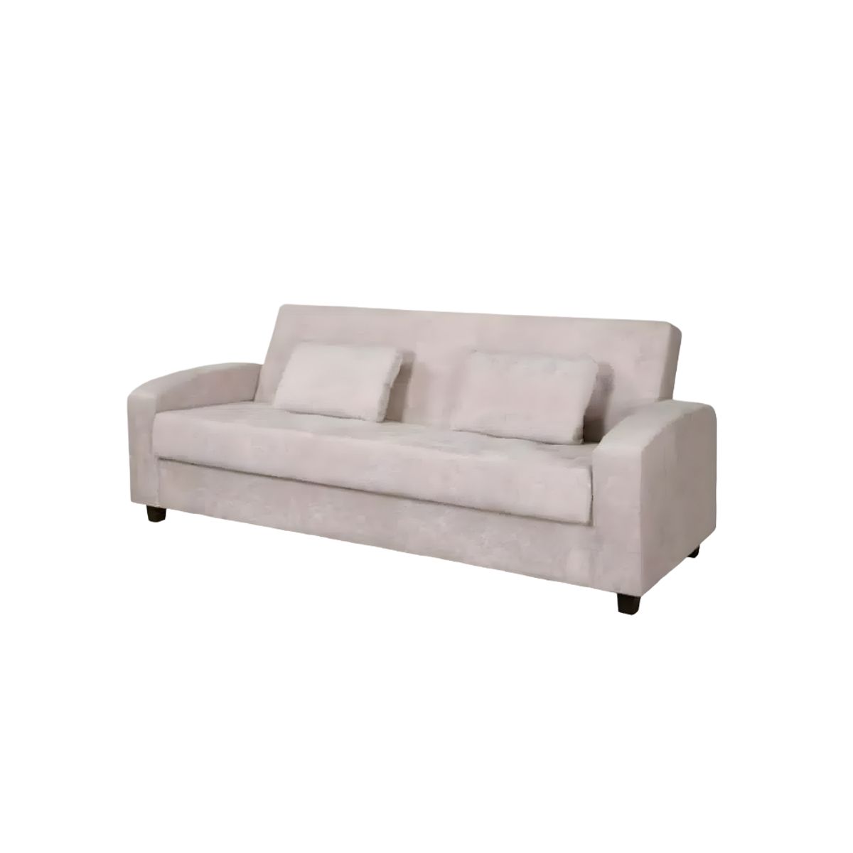 HOGAR & SPACIOS - HYS SOFA CAMA 3 CUERPOS PICIS BEIGE