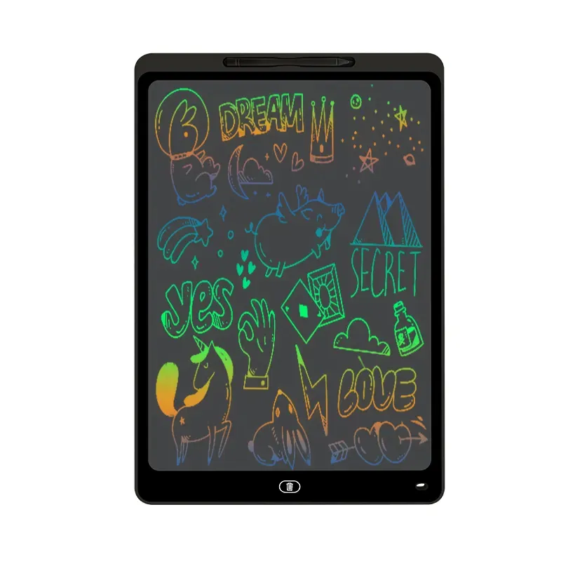 GENERICO - TABLET PIZARRA MÁGICA DIBUJO LCD 20 PULGADAS CELESTE GRANDE