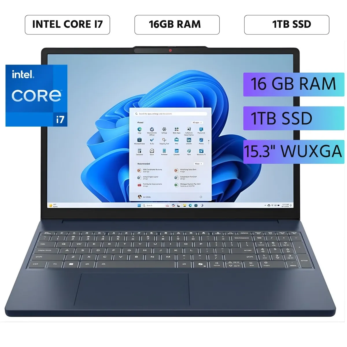 LENOVO - Laptop Lenovo IdeaPad Slim 3 15.3" WUXGA Intel Core i7-13620H Ram 16GB SSD 1TB FreeDos