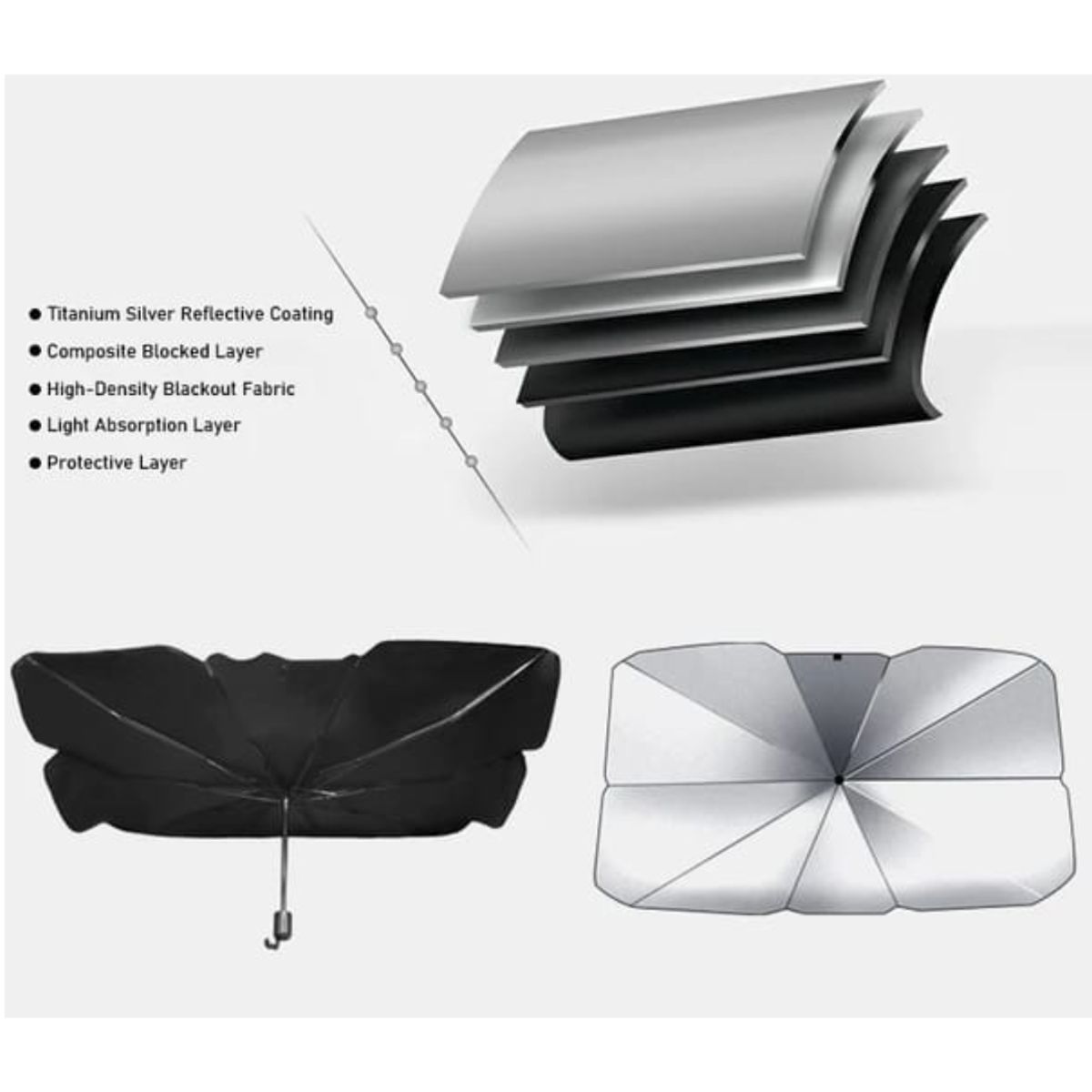 GENERICO - TAPASOL PLEGABLE DE PARABRISAS