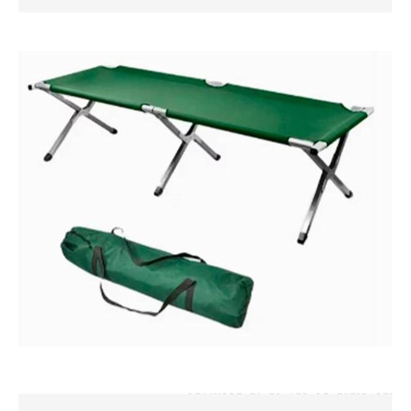GENERICO - Cama de camping plegable de altura ajustable