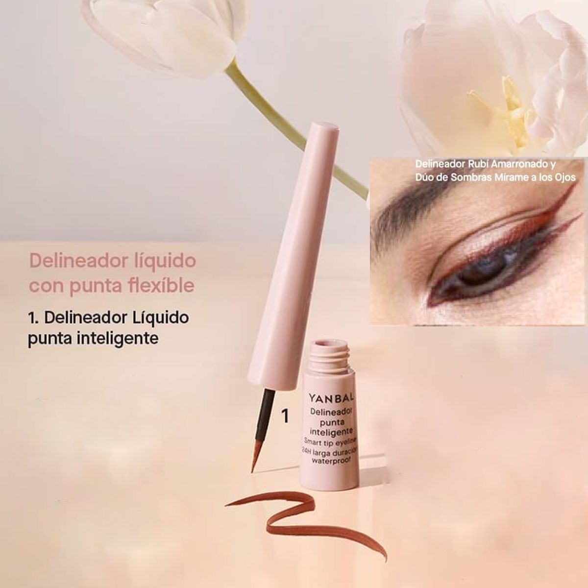 YANBAL - Delineador para Ojos Yanbal TONO Rubí Amarronado
