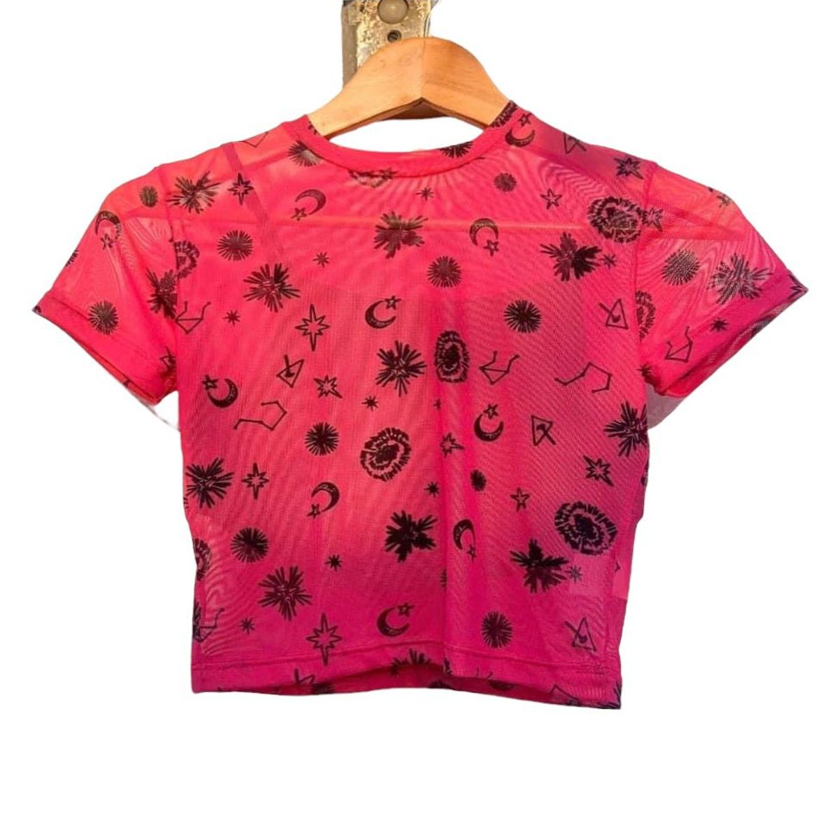 ENGELL - Polo Mesh Fucsia con forro interior