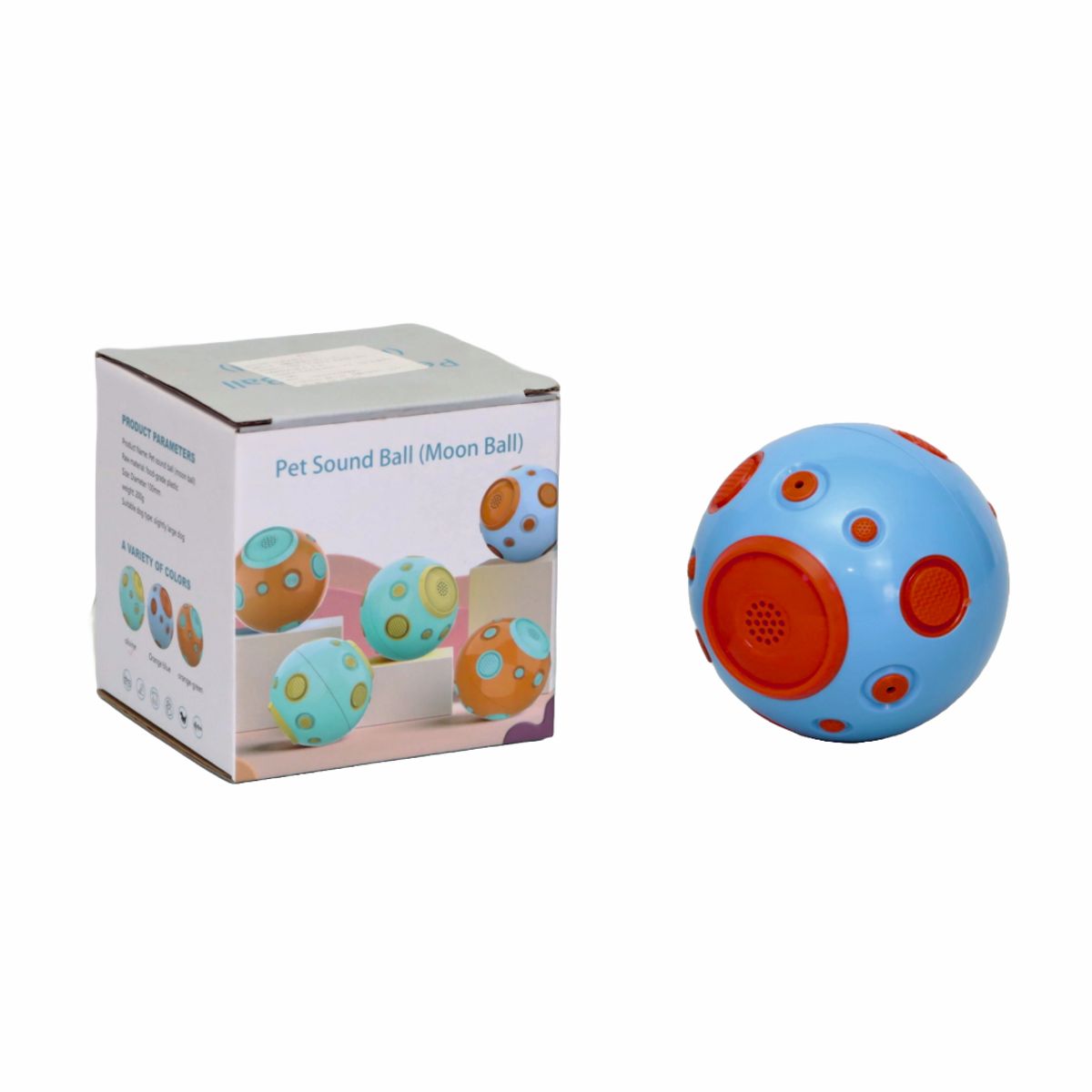 GENERICO - JUGUETE DE BOLA MULTIFUNCIONAL Y CON SONIDO PARA PERROS