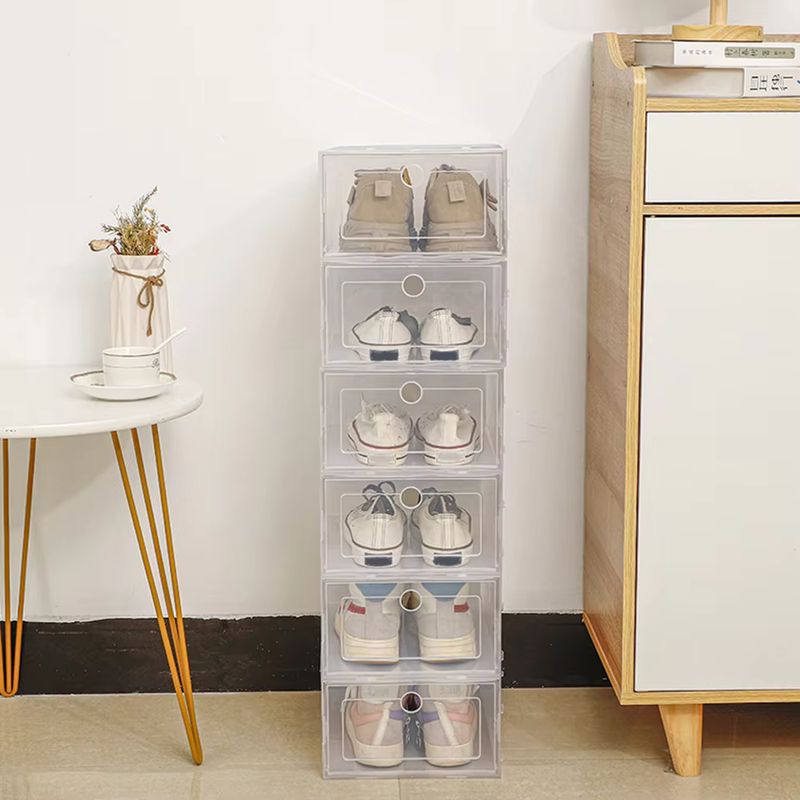 GENERICO - Pack De 10 Organizadores Transparentes De Zapatos De Material Ligero