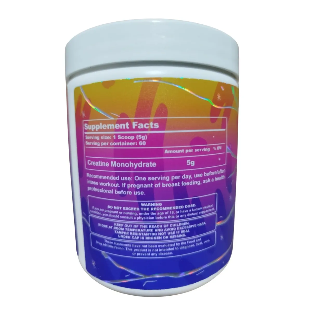 GENERICO - Creatina monohidratada TIFLABS 300 GRAMOS EEUU