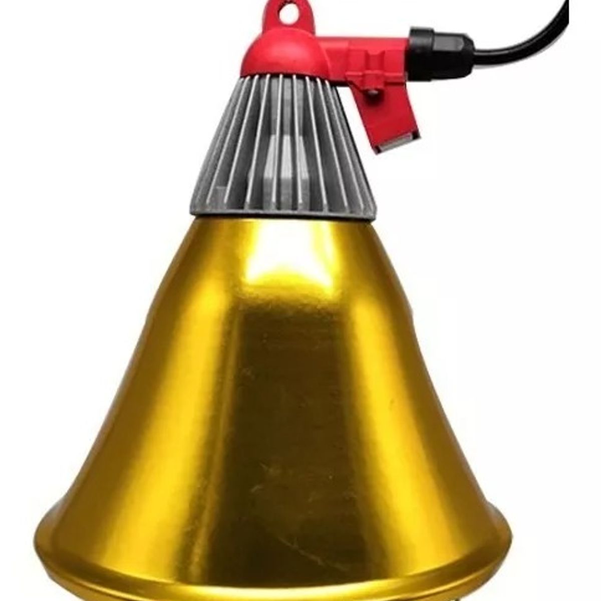 GENERICO - Lámpara protector mediano de foco infrarrojo de aluminio para granja