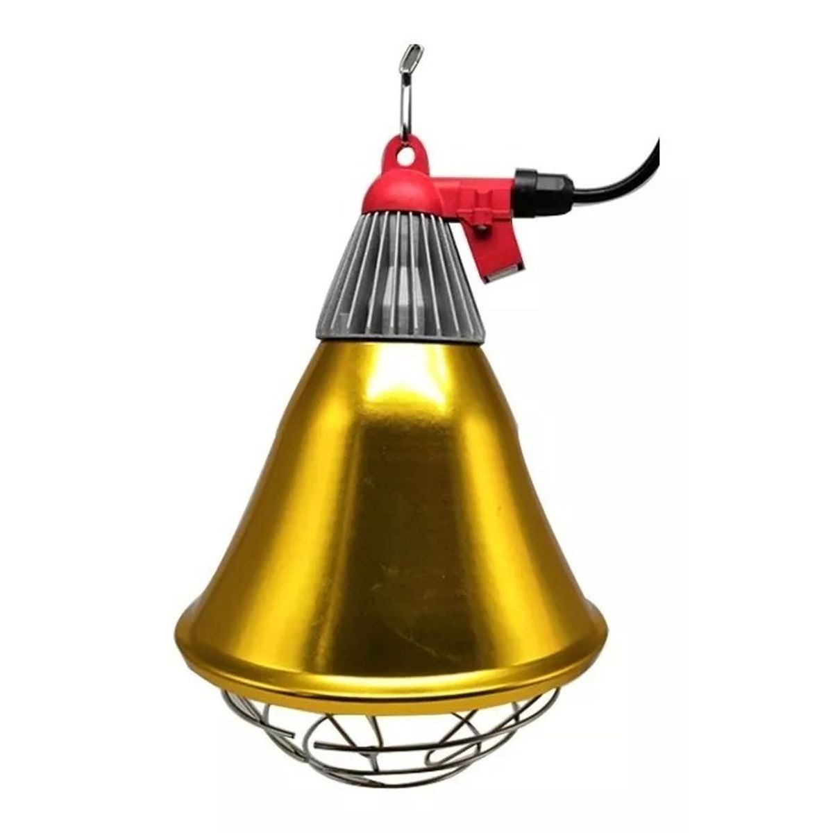 GENERICO - Lámpara protector mediano de foco infrarrojo de aluminio para granja