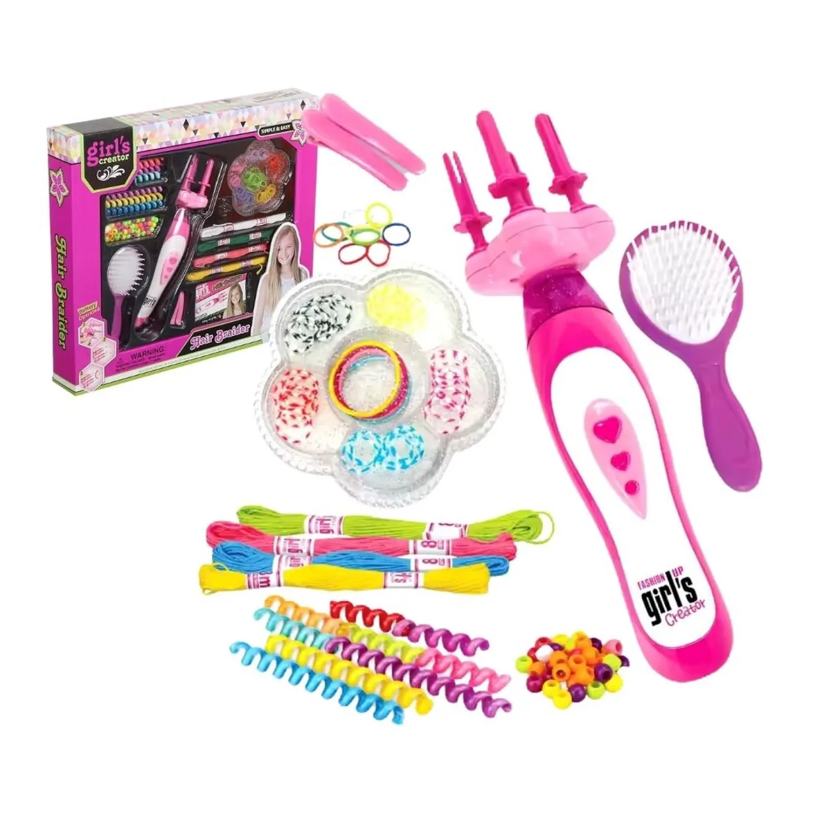 GENERICO - Set De Accesorios Y Máquina De Trenzado Para Niñas