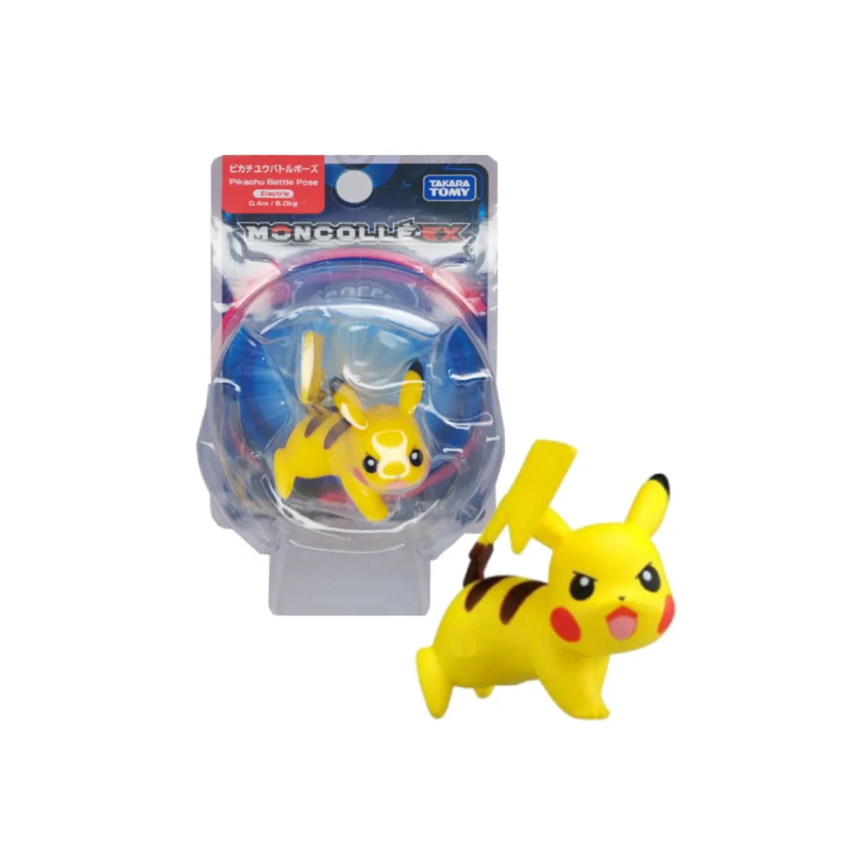 POKEMON - Pokemon Takara Tomy Exclusivo Asia Pikachu Ataque Rapido