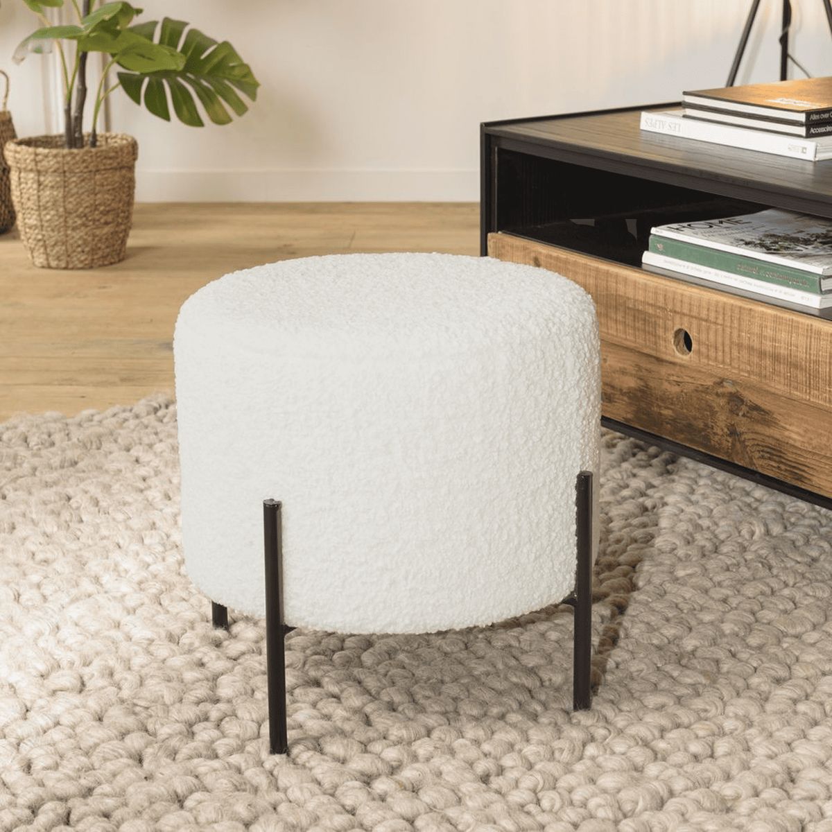 GENERICO - PUFF CANDY CLASSIC BEIGE OVEJERO