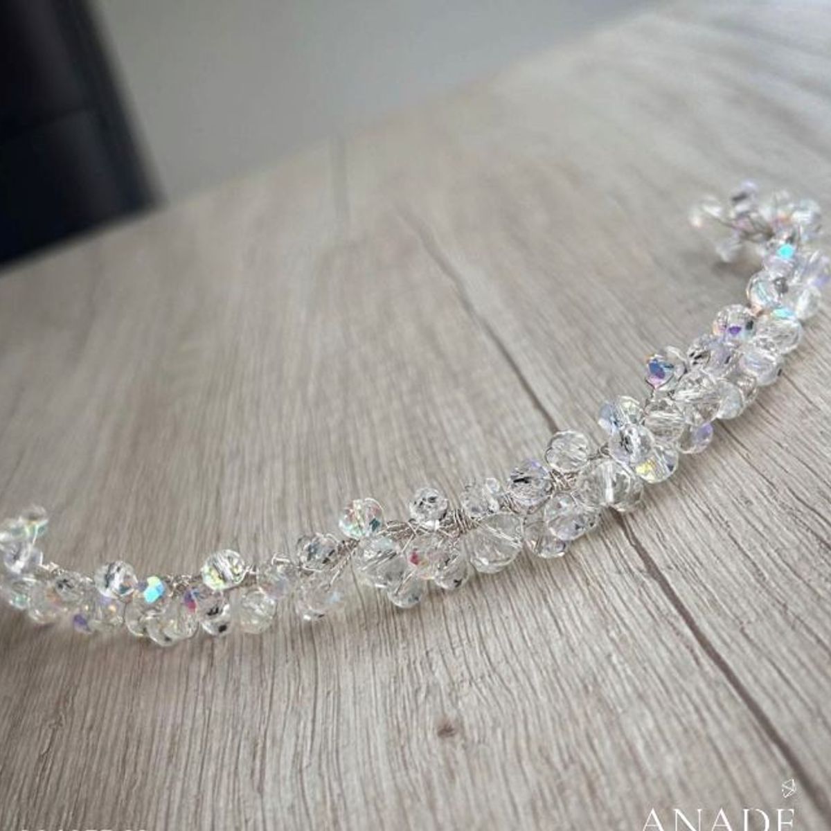 ANADE HANDMADE - TOCADO TIARA ACCESORIO CABELLO JOYAS DE NOVIA