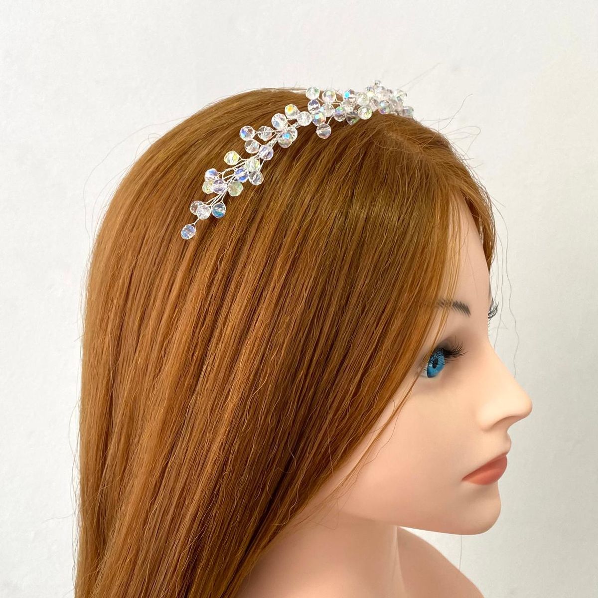 ANADE HANDMADE - TOCADO TIARA ACCESORIO CABELLO JOYAS DE NOVIA
