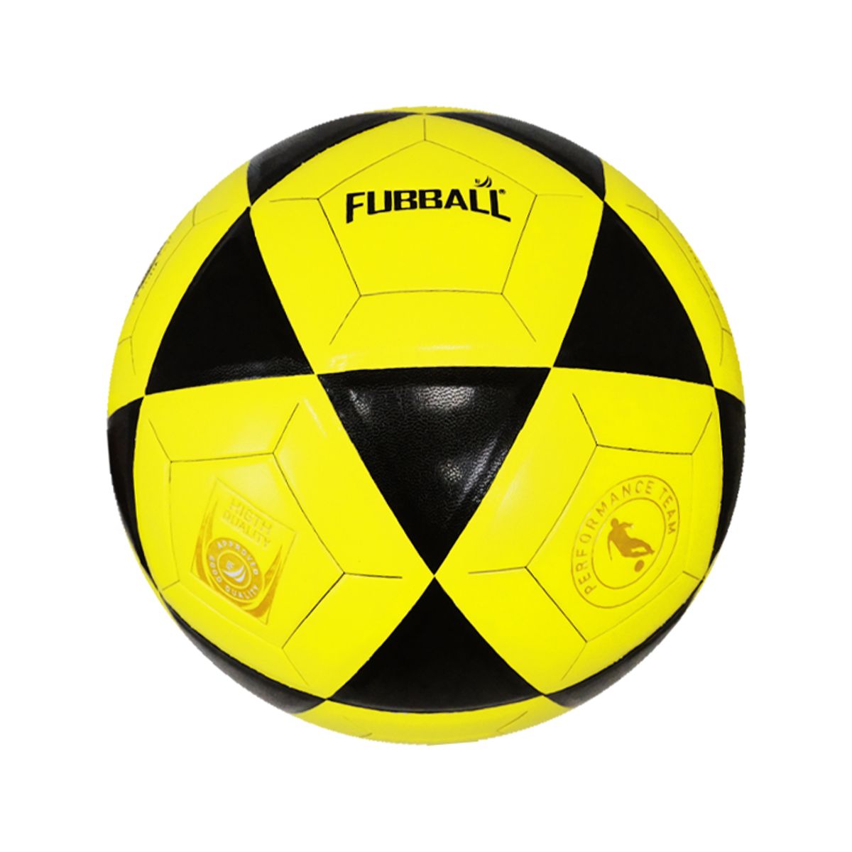 GENERICO - PELOTA DE FÚTBOL FUBBALL BF 5 AMARILLO-NEGRO