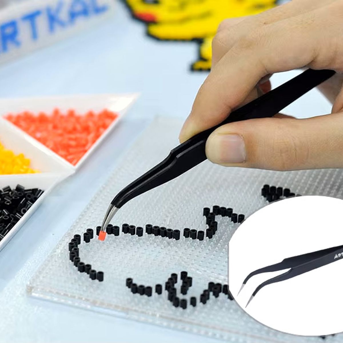 GENERICO - Pinza de metal para Hama Beads ESD-15