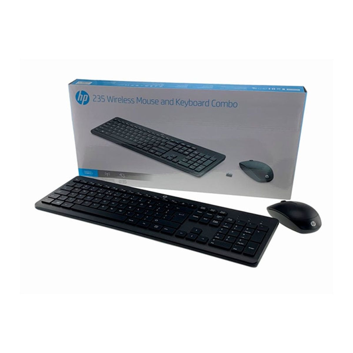 HP - Teclado y Mouse HP 235 Inalámbrico Negro