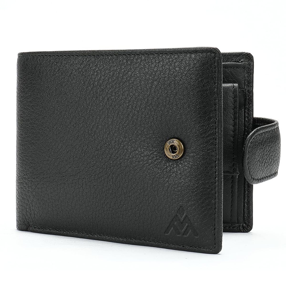 GENERICO - Billetera de Cuero Vacuno 8617 con RFID. Hombre