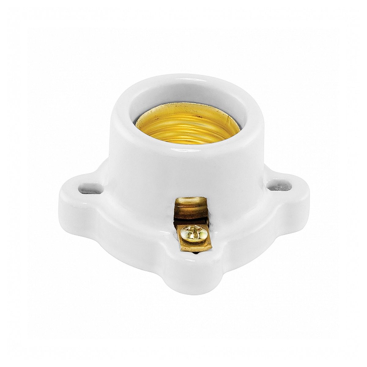 GENERICO - PACK X12 SOCKET CERAMICO PARA FOCOS MUY ÚTIL DE FÁCIL ANCLAJE