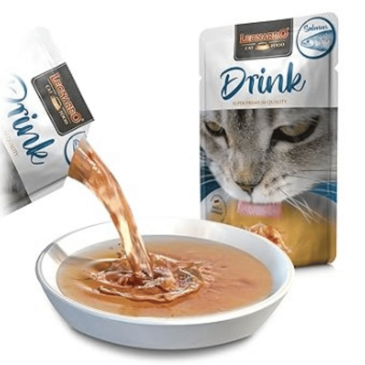 CAT FOOD LEONARDO - LEONARDO DRINK SALMON 40 GR