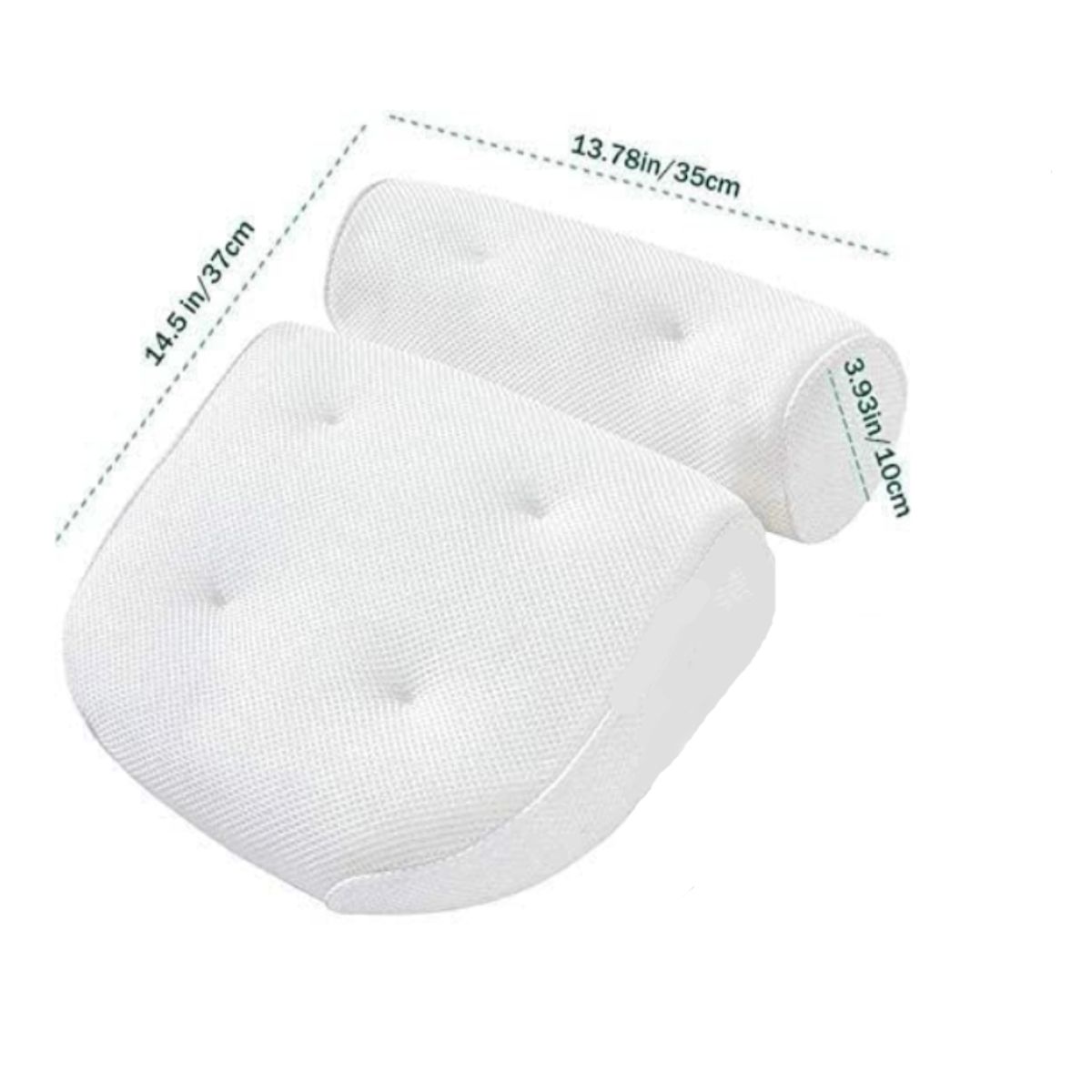 GENERICO - ALMOHADA DE BAÑO CON SOPORTE PARA EL CUELLO