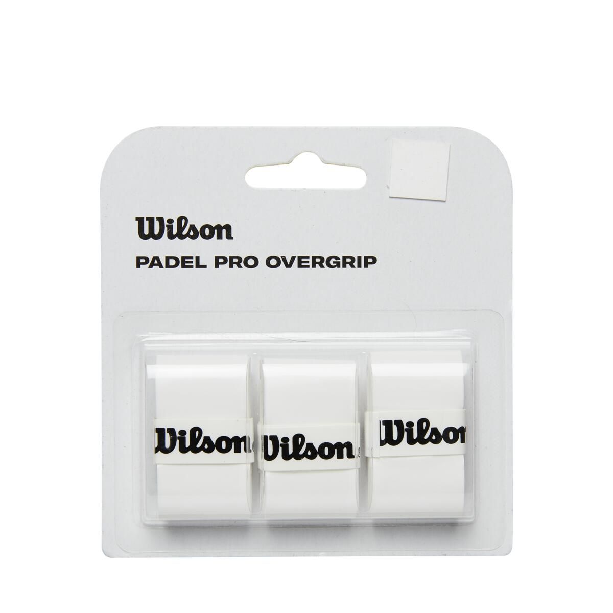 WILSON - Pro Overgrip para Padel 3PK Blanco - Wilson