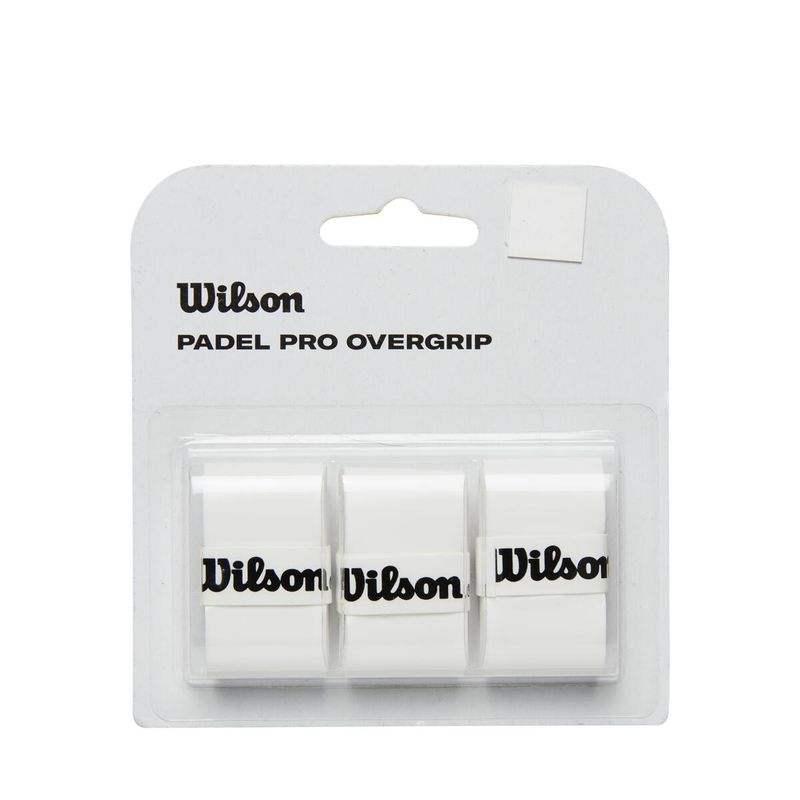 WILSON - Pro Overgrip para Padel 3PK Blanco - Wilson