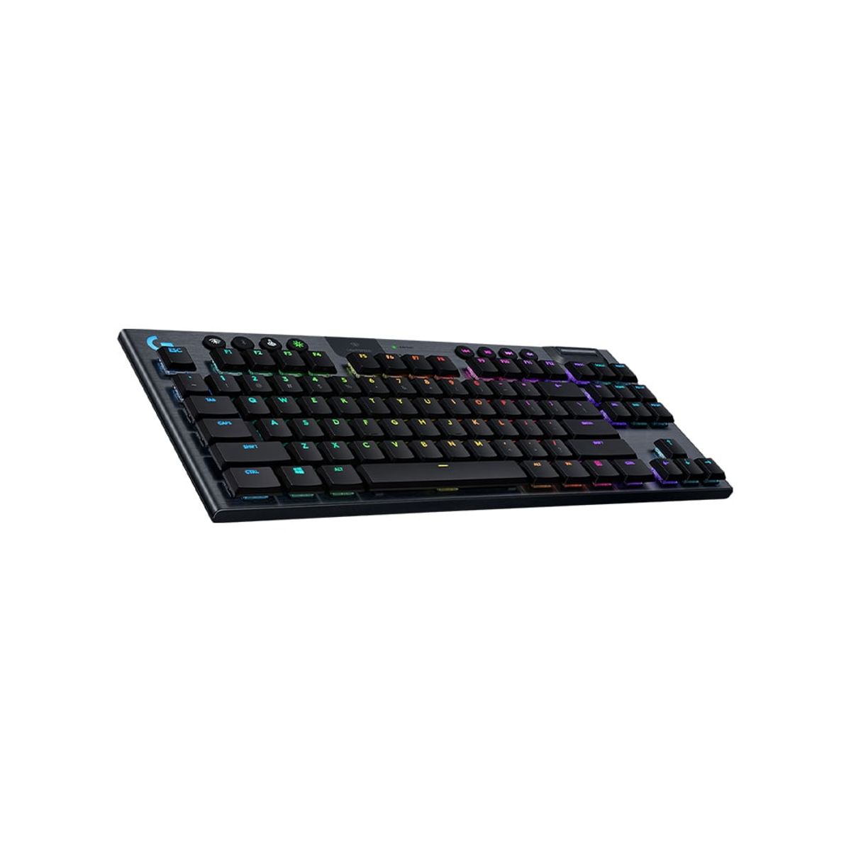LOGITECH - Teclado Gamer Logitech G915 TKL Inalámbrico Mecánico Negro