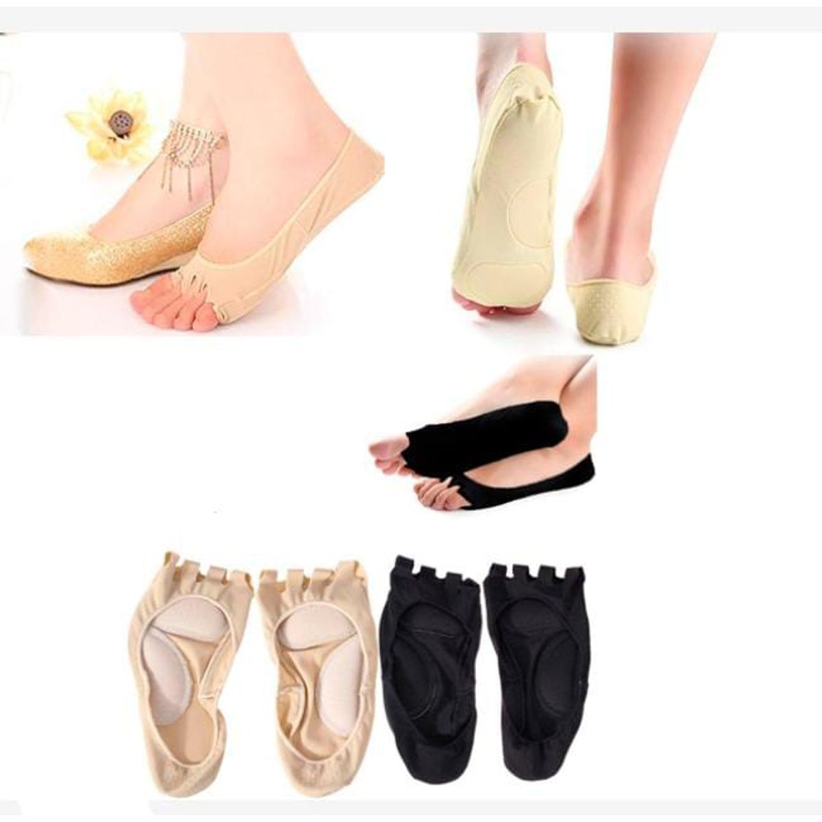 GENERICO - Calcetines Separadores de Dedos Transpirables