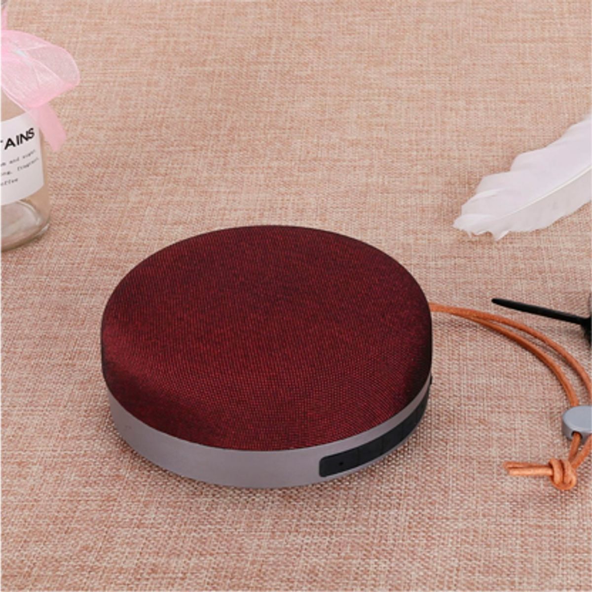 WELL BEING - PARLANTE BLUETOOH PORTATIL COLOR ROJO