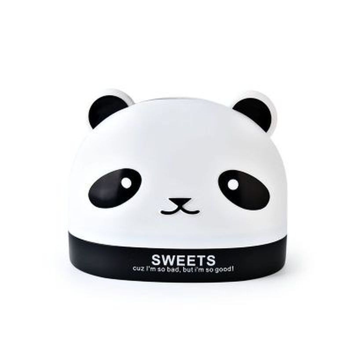 GENERICO - Porta ph pañuelos tissue Oso Panda Negro