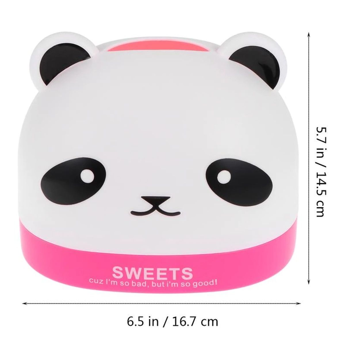 GENERICO - Porta ph pañuelos tissue Oso Panda Fucsia