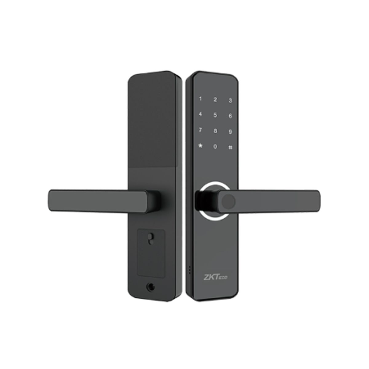 ZKTECO - CERRADURA INTELIGENTE ZKTECO CON LECTOR DE HUELLA NEGRO PN ZK-ML100