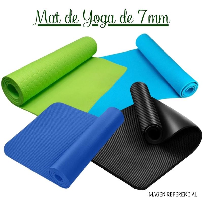 GENERICO - Mat de Yoga 7 mm para hacer Ejercicios