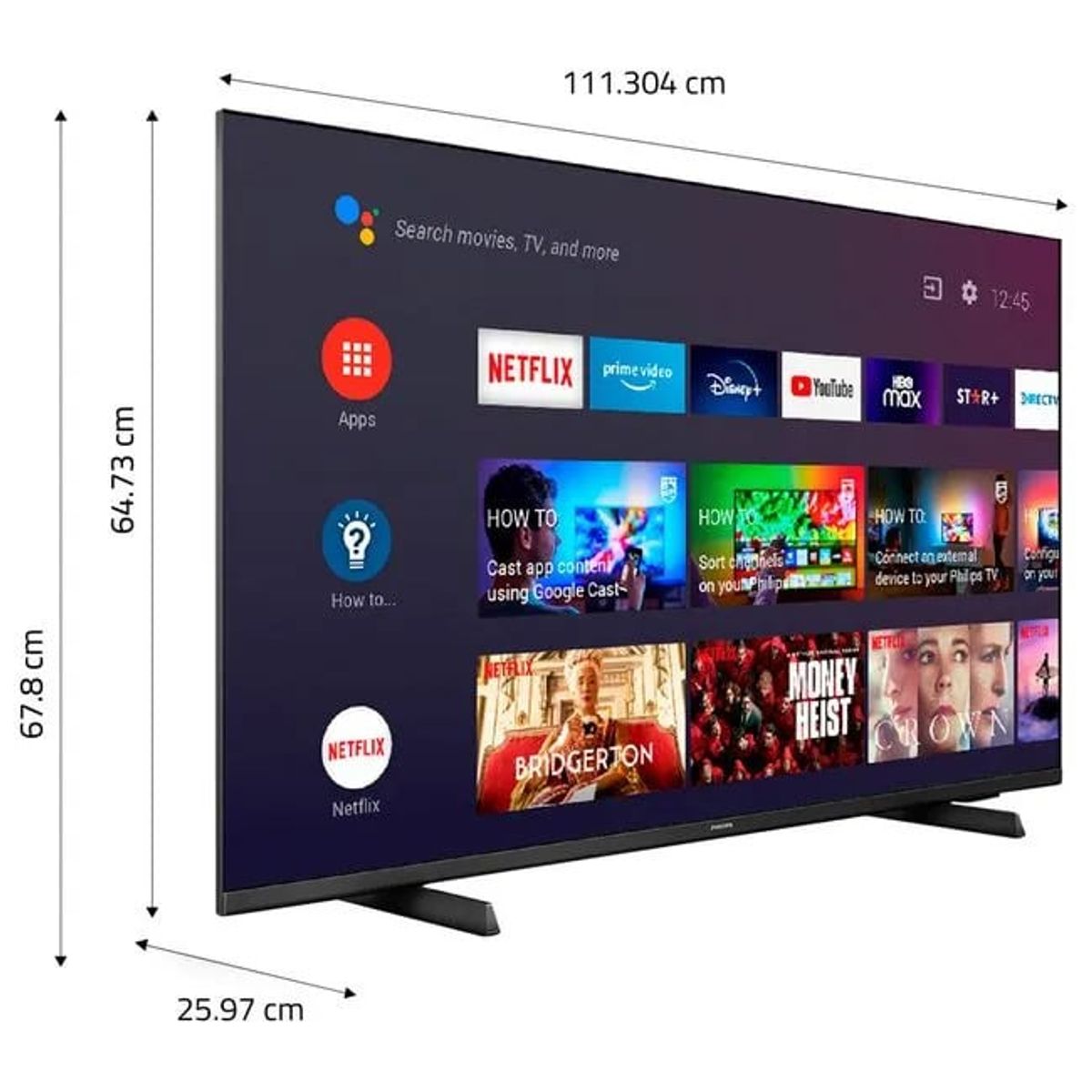 PHILIPS - Televisor PHILIPS LED 50 UHD 4K Smart Tv 50PUD7406