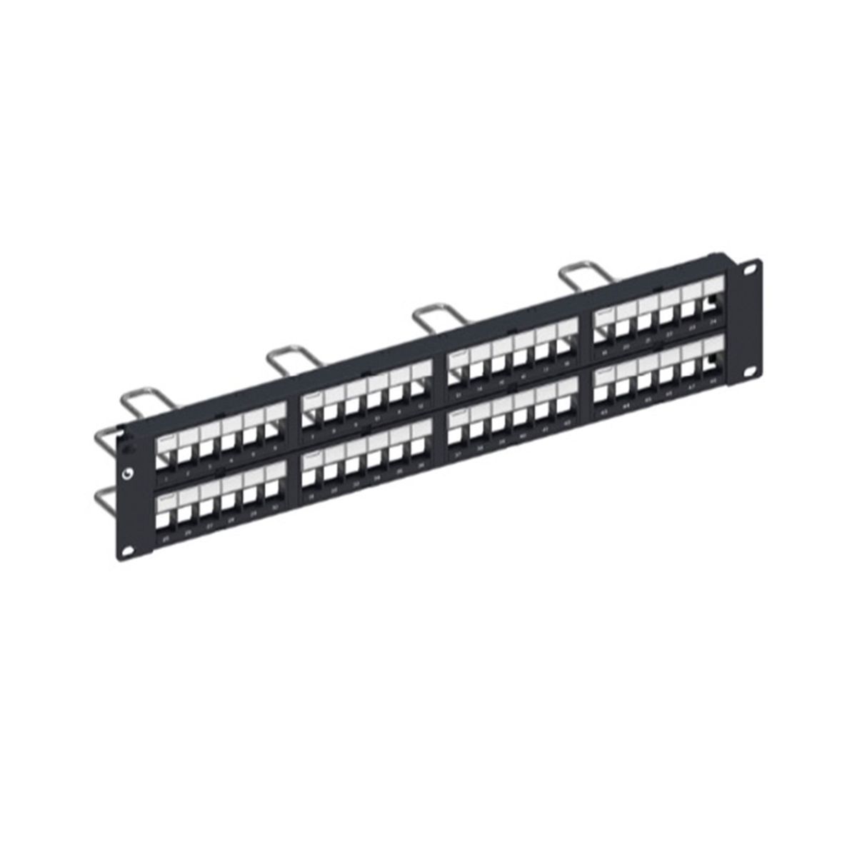 COMMSCOPE - PATCH PANEL COMMSCOPE 48 PUERTOS MODULAR CAT5ECAT6 PN 760237041