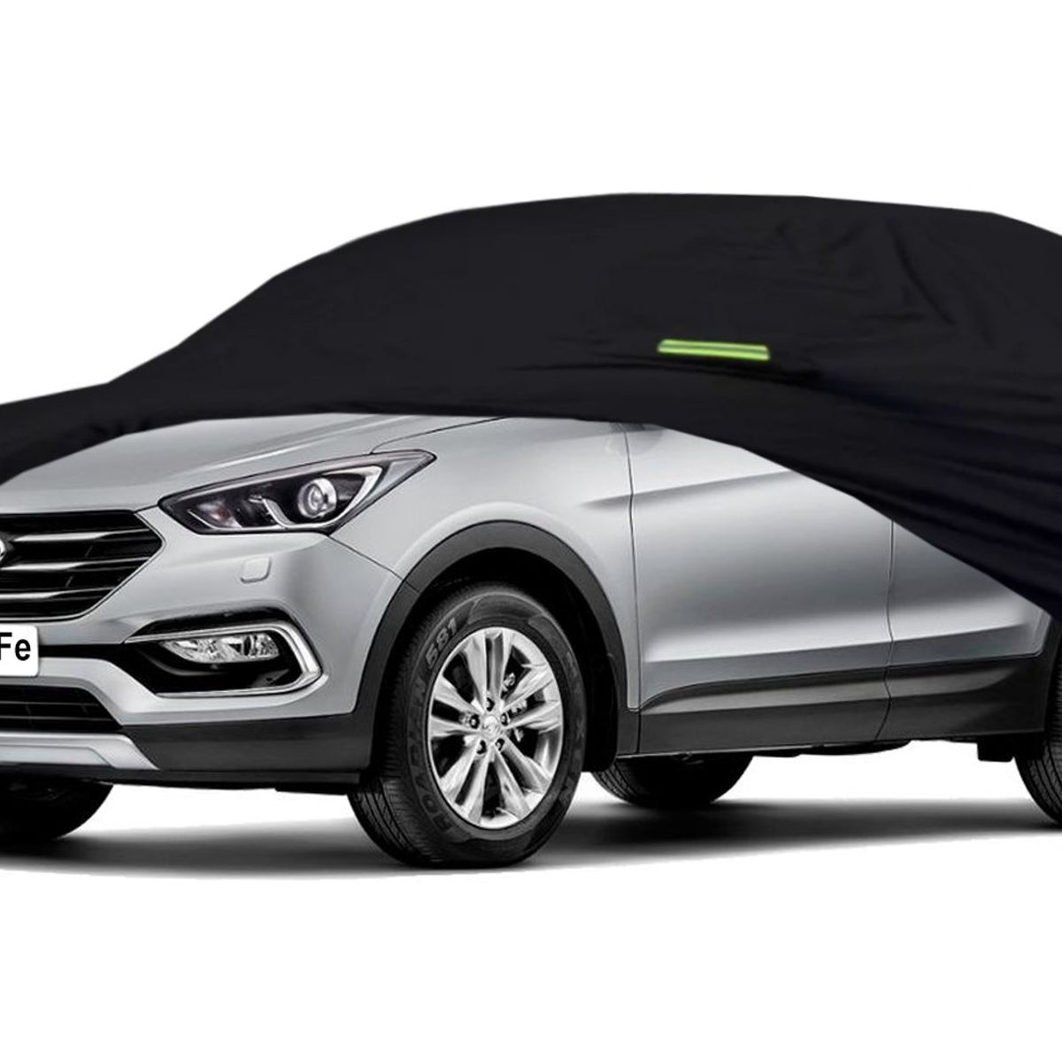 FUNCOVER - Cobertor Camioneta Hyundai Santa Fe Funda Negro Impermeable