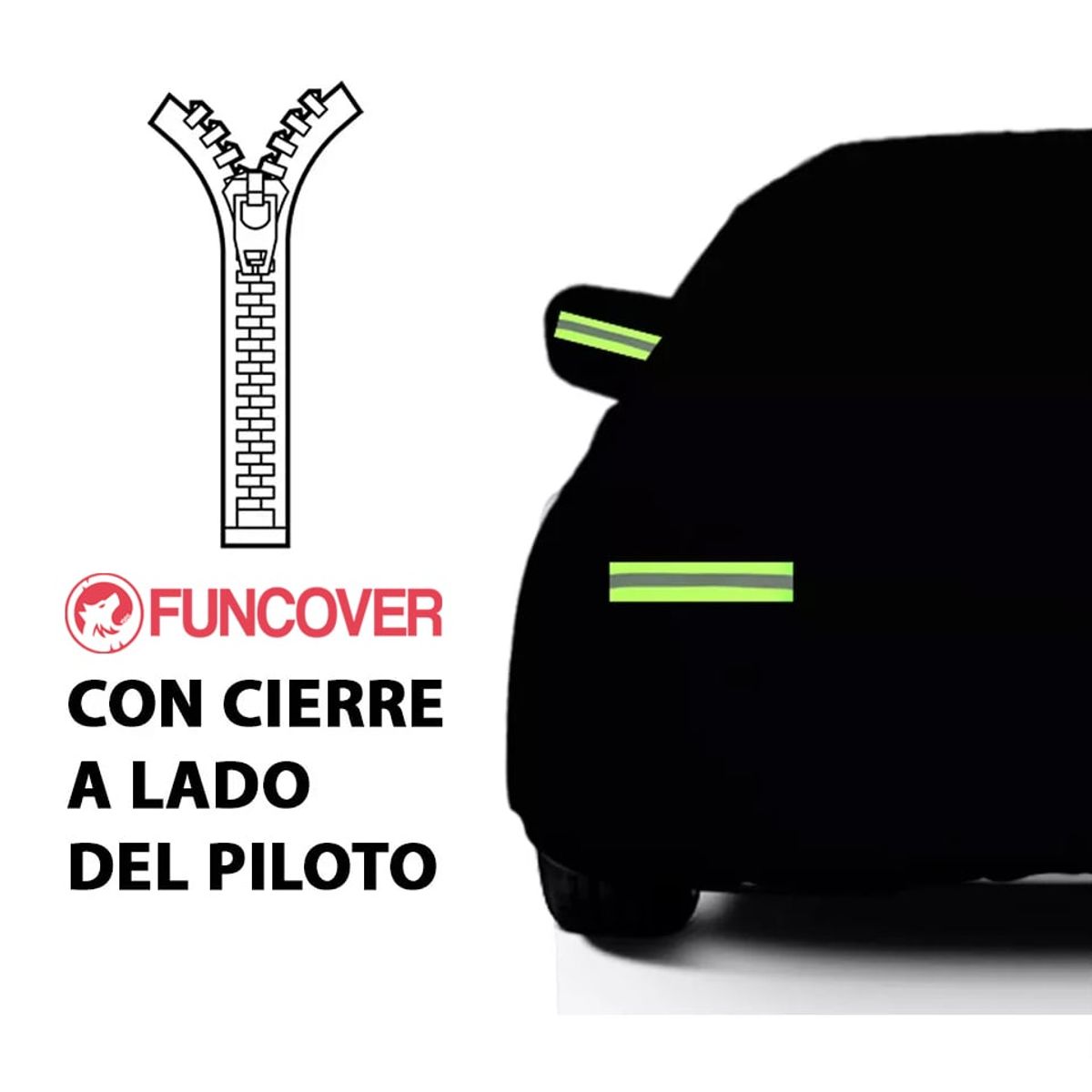 FUNCOVER - Cobertor Camioneta Hyundai New Santa Fe Funda Negro