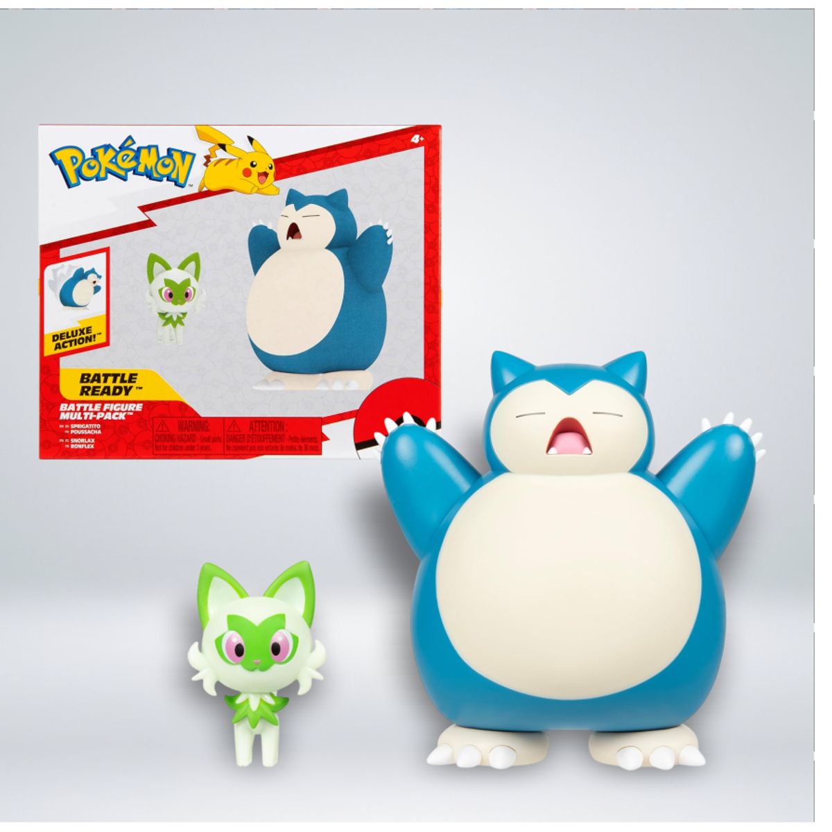 POKEMON - FIGURA POKEMON BATTLE FIGURA MULTI-PACK SNORLAX - RONFLEX