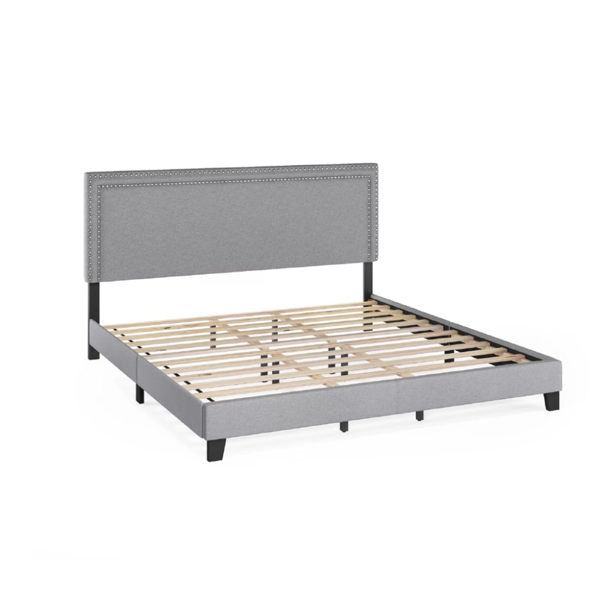 MODELARQ - DORMITORIO KENNY 2 PLAZAS Gris claro