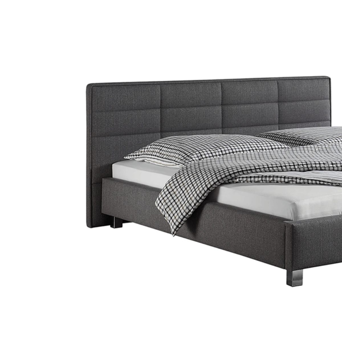 MODELARQ - DORMITORIO PEARL 2 PLAZAS Gris oscuro