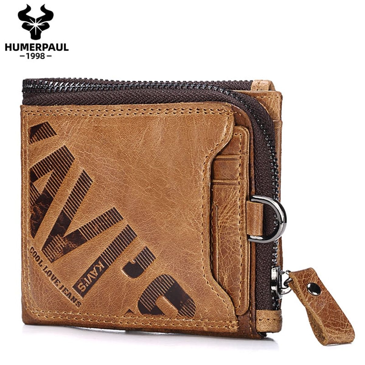 GENERICO - Billetera de cuero vacuno Kavis KA038S - Hombre