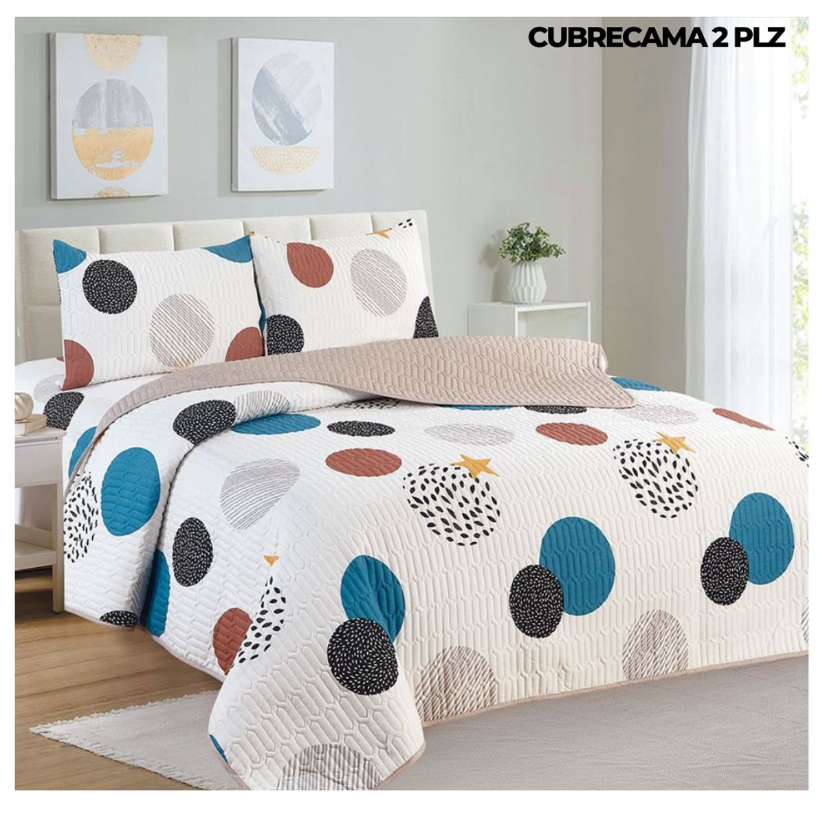 GENERICO - CUBRECAMA CASATEX 2 PLZ