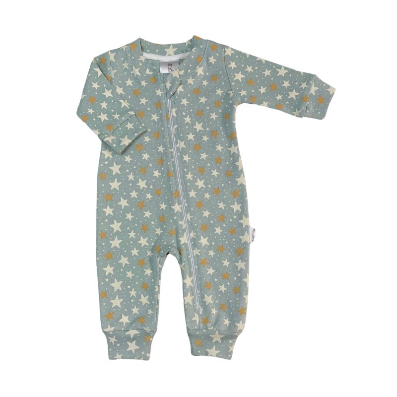 WAWA PIMA - PIJAMA BEBÉ NIÑO NIÑA SIN PIE ALGODÓN PIMA - SPRING STARS