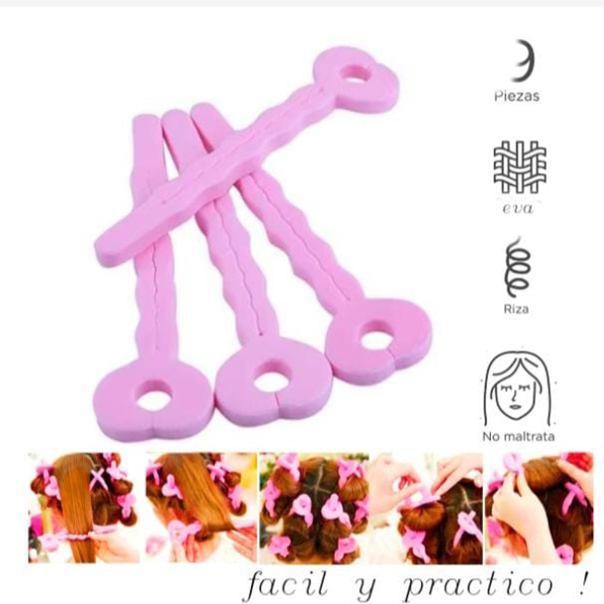 GENERICO - Pack de 10 rizadores