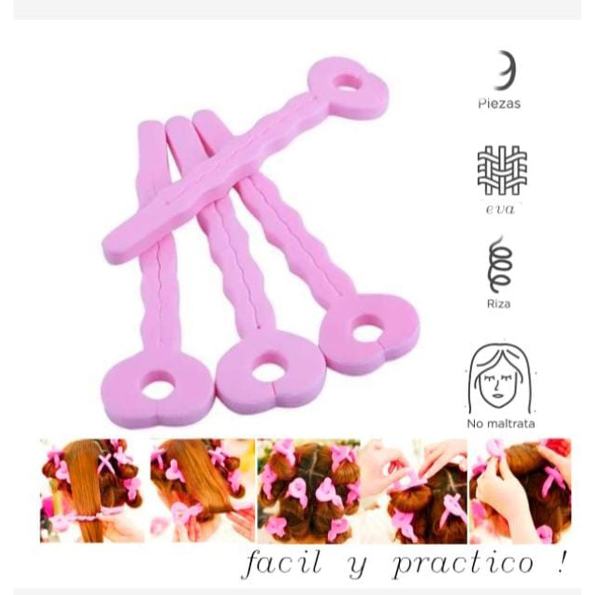 GENERICO - Pack de 10 rizadores