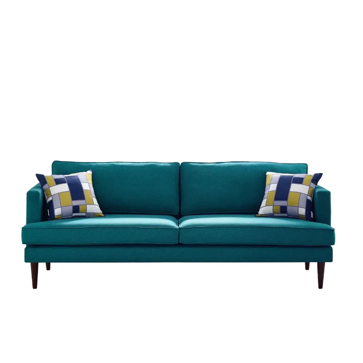 SHEGOSE - SG SOFA 3 CUERPOS MENDY VERDE OSCURO