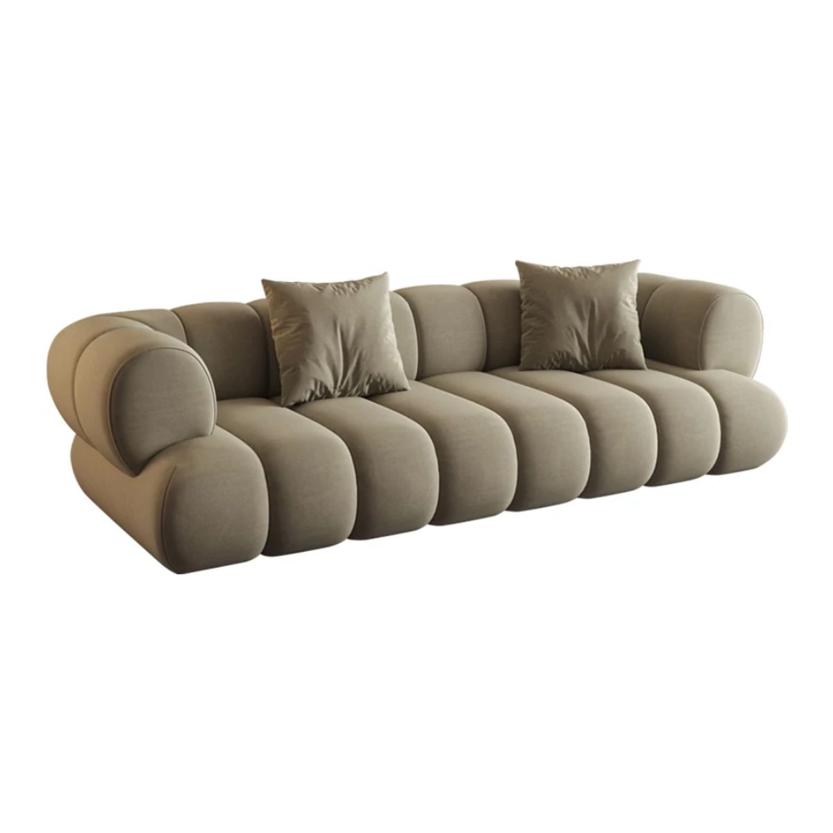 SHEGOSE - SG SOFA 3 CUERPOS YOUSEFF MARRON CLARO